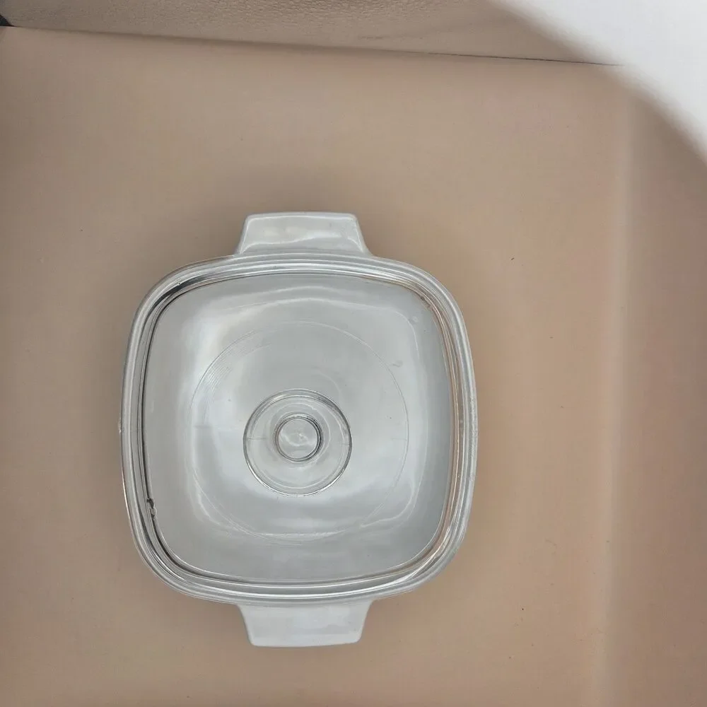 CorningWare Floral Square 1L Casserole Dish w/ Glass Lid Handle A-1-B